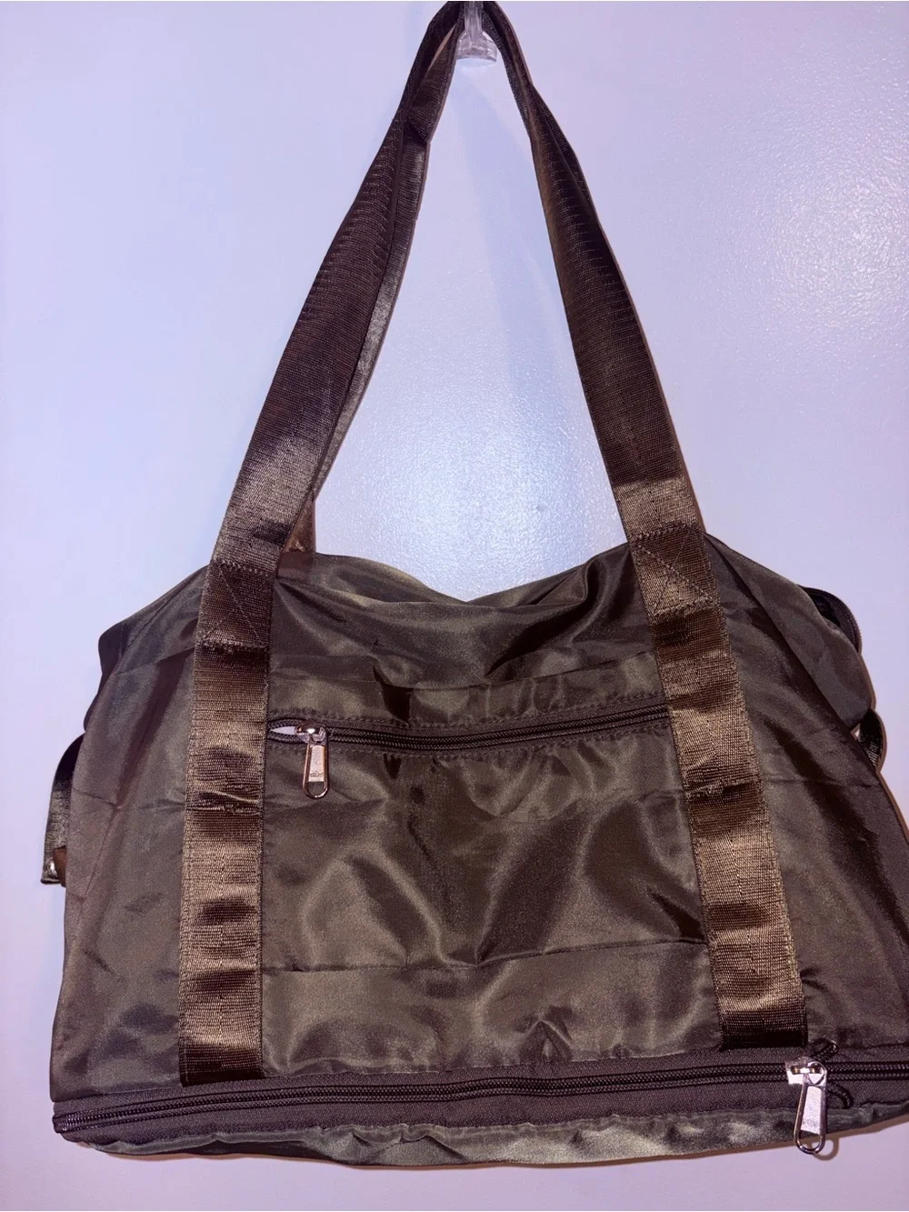 Olive Green Men's Weekend Duffle Bag